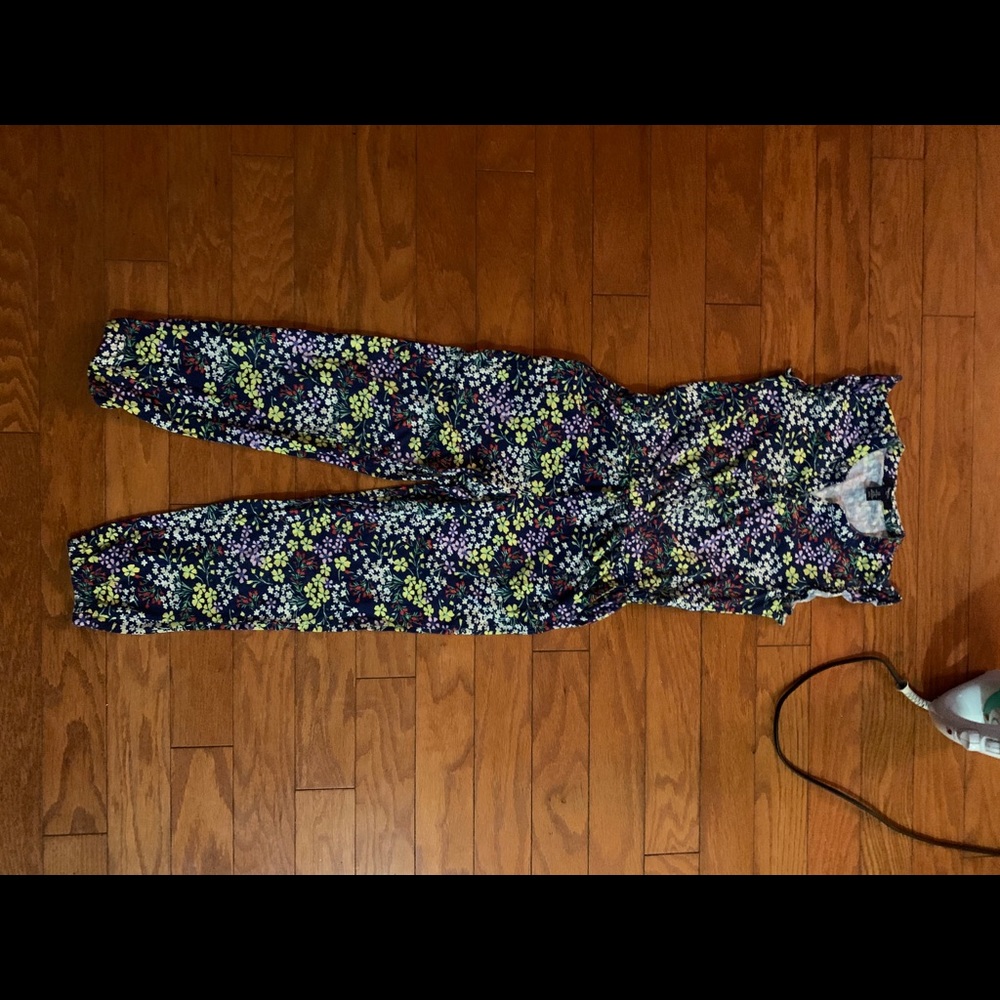 KIDS FLORAL JUMPSUIT